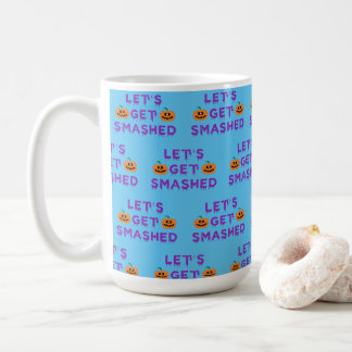 Lasst uns Lila zusammenstoßen (Pumpkins) Kaffeetasse