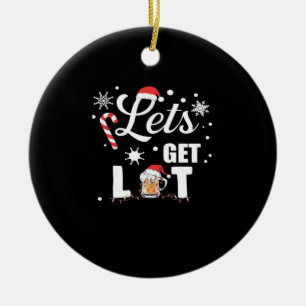 Lasst uns Lit Adult Funny Weihnachten Essentia Wei Keramik Ornament