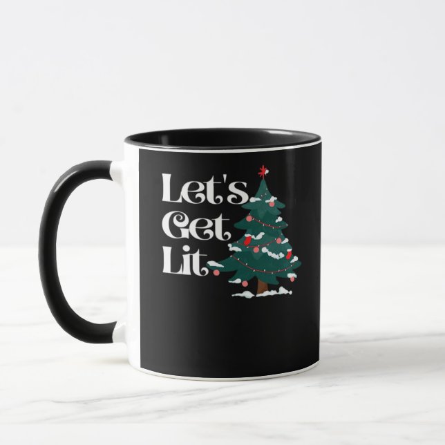 Lasst uns Lit Classic bekommen Tasse (Links)