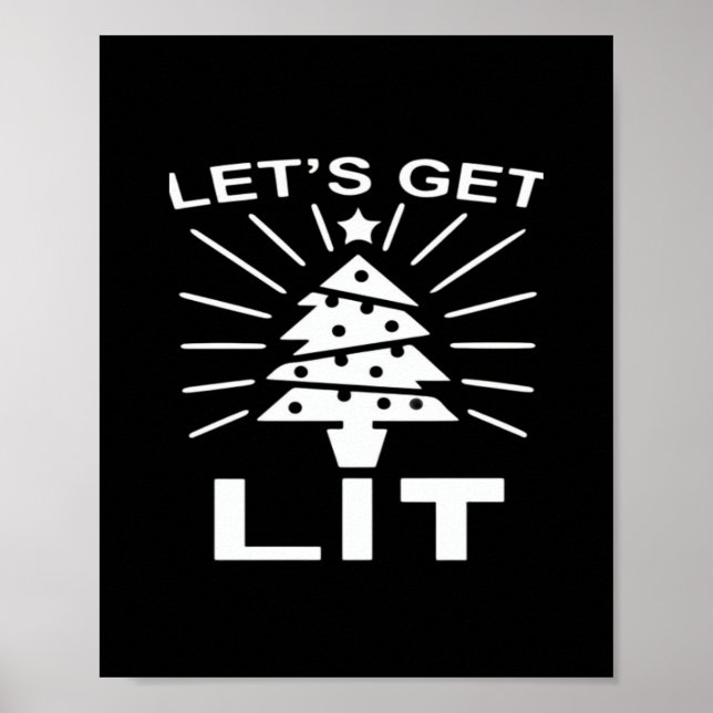Lasst uns Lit Essential Funny Classic bekommen Poster (Vorne)