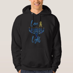 Lasst uns Lit Hanukkah Juden Menorah jüdischen Cha Hoodie