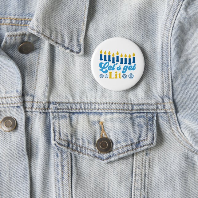 Lasst uns Lit holen! Button (Beispiel)