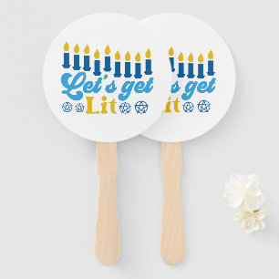 Lasst uns Lit holen! Hand Fans Fächer