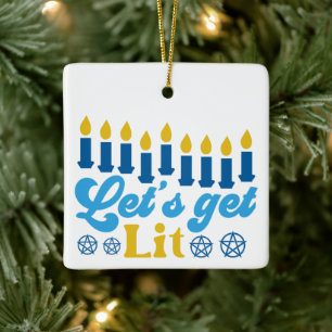 Lasst uns Lit holen! Keramik-Ornament Keramikornament