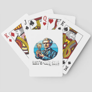 Lasst uns Lit holen! Klassische Coole Minimal Spielkarten