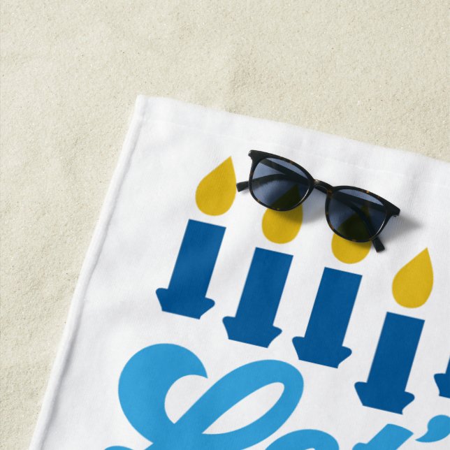 Lasst uns Lit holen! Strandtuch (Beispiel)