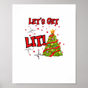 Lasst uns Lit, Spaß Idiom - Weihnachten im Party Poster