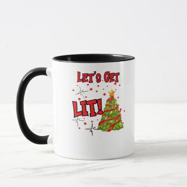 Lasst uns Lit, Spaß Idiom - Weihnachten im Party Tasse (Links)