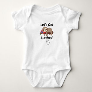 Lasst uns loslegen, Baby-Geschenk-Sloth-Geschenk,  Baby Strampler