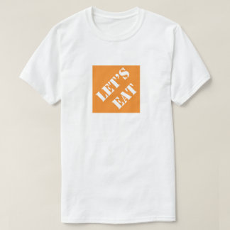 Lasst uns lustigen Vater essen Humorisches Vaterta T-Shirt