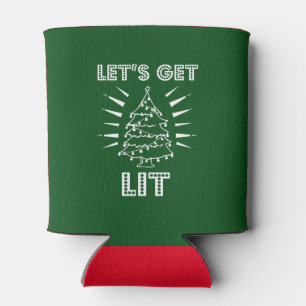 Lasst uns lustiges Sprichwort-Weihnachtsfest-Shirt Dosenkühler