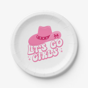 Lasst uns Mädchen gehen, Girls Trip, Retro Graphic Pappteller