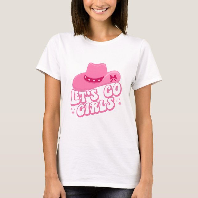 Lasst uns Mädchen gehen, Girls Trip, Retro Graphic T-Shirt (Vorderseite)