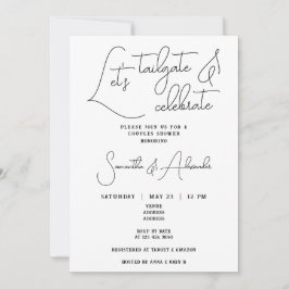 Lasst uns mal die Dusche für Hochzeitskaffees und  Einladung
