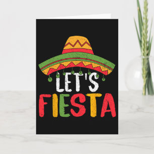 Lasst uns mexikanisches Cinco De Mayo 1 feiern Karte