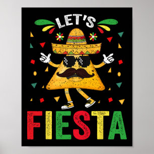 Lasst uns mexikanisches Cinco De Mayo feiern Poster