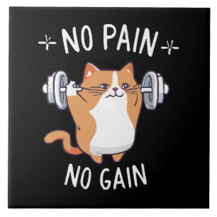 Lasst uns Muskeln aufbauen! Zeit im Fitnessstudio! Fliese