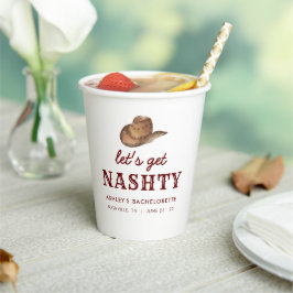 Lasst uns Nashty Nashville Bachelorette Weekend G Pappbecher