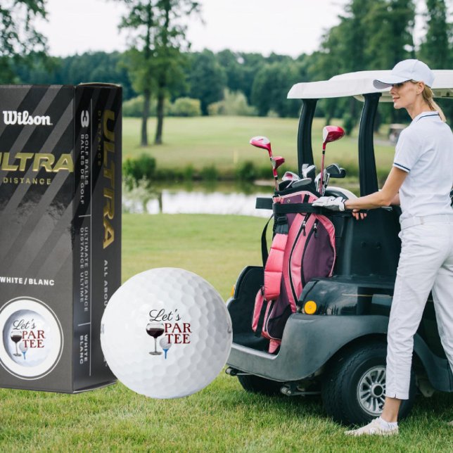 Lasst uns PAR T-SHIRT Golf Balls spielen Golfball (Von Creator hochgeladen)