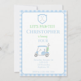 Lasst uns Par-T-Shirt Kindergeburtstag einladen Einladung