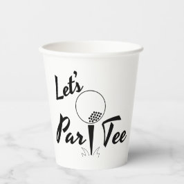 Lasst uns Par T-Shirt Pappbecher