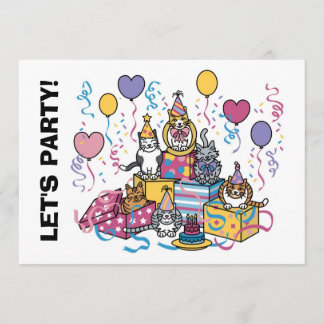 Lasst uns Party machen! Einladung