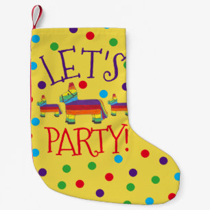 Lasst uns Party Rainbow Donkey Piñata Feier Kleiner Weihnachtsstrumpf