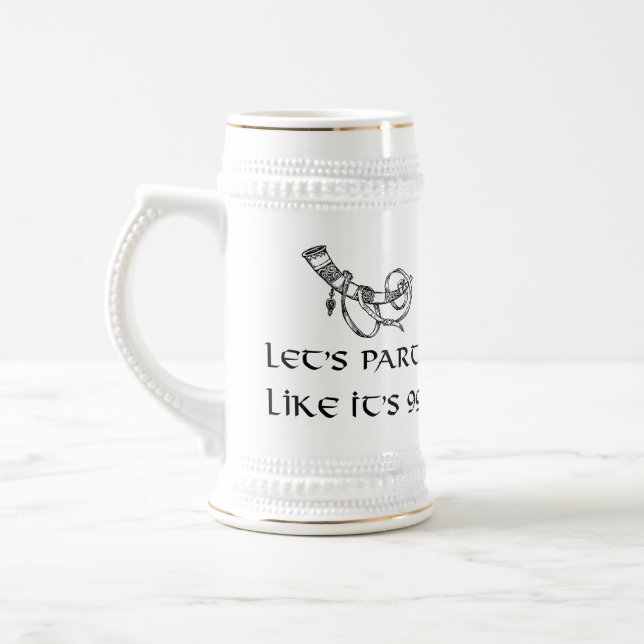 Lasst uns Party wie es ist 999 Bierglas (Links)