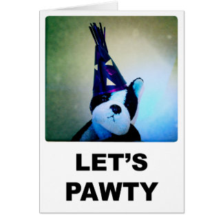 Lasst uns Pawty Card