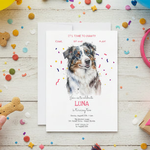 Lasst uns pawty, Hundebeitag Einladung