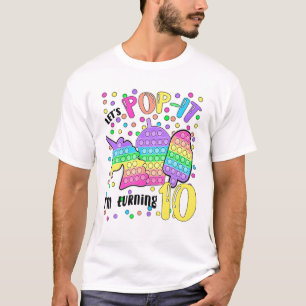 Lasst uns Pop machen - ich wende 10 farbige 10. Ge T-Shirt