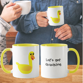 Lasst uns Quackende-Enten-Humor bekommen Tasse