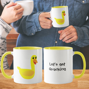 Lasst uns Quackende-Enten-Humor bekommen Tasse