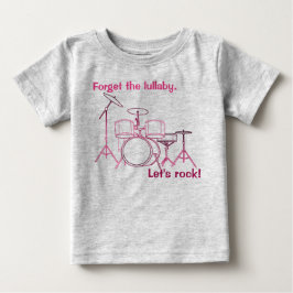 Lasst uns Rock Drum Set Baby T-shirt