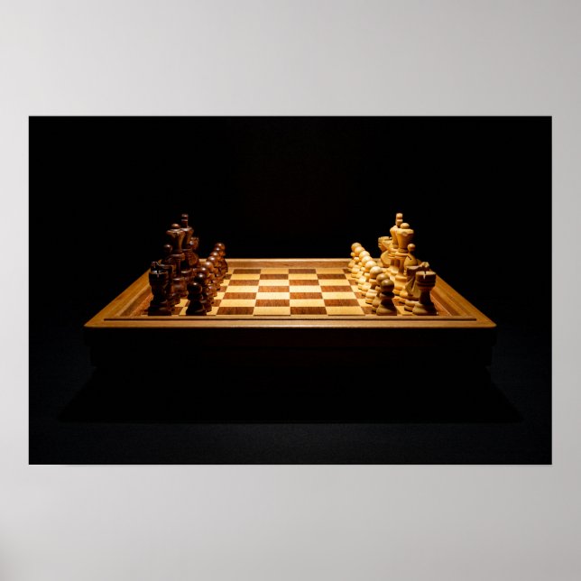 Lasst uns Schach spielen Poster (Vorne)