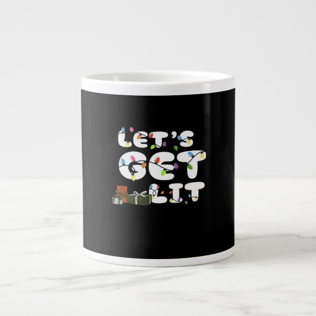 Lasst uns sehen, Funny. Jumbo-Tasse (Vorderseite)