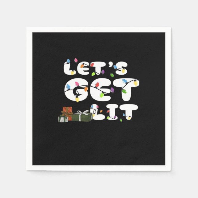 Lasst uns sehen, Funny. Serviette (Vorderseite)