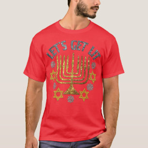 Lasst uns sehen, Hanukkah, Männer Frauen, lustig, T-Shirt