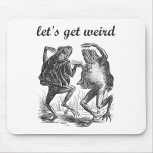 Lasst uns seltsame tanzende Frösche mmig erzählen, Mousepad
