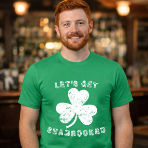 Lasst uns shamrocked werden St. Patrick's Day bedr T-Shirt