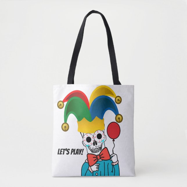 Lasst uns spielen, Clown-Mem Tasche (Vorderseite)