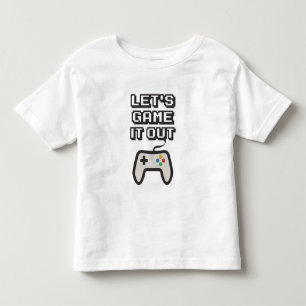 Lasst uns spielen kleinkind t-shirt