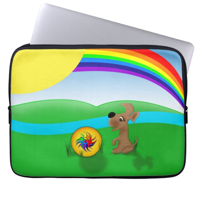 Lasst uns spielen laptopschutzhülle (Vorderseite)
