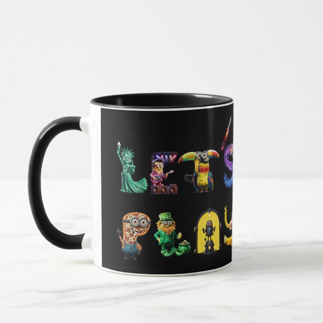 Lasst uns spielen tasse (Links)