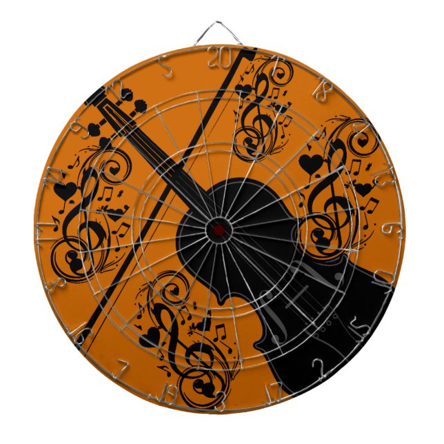 Lasst uns spielen, Violine_ Dartscheibe (vorne)