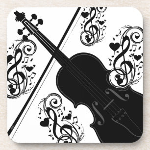 Lasst uns spielen, Violine_ Getränkeuntersetzer
