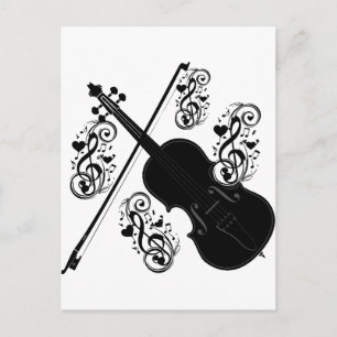 Lasst uns spielen, Violine_ Postkarte