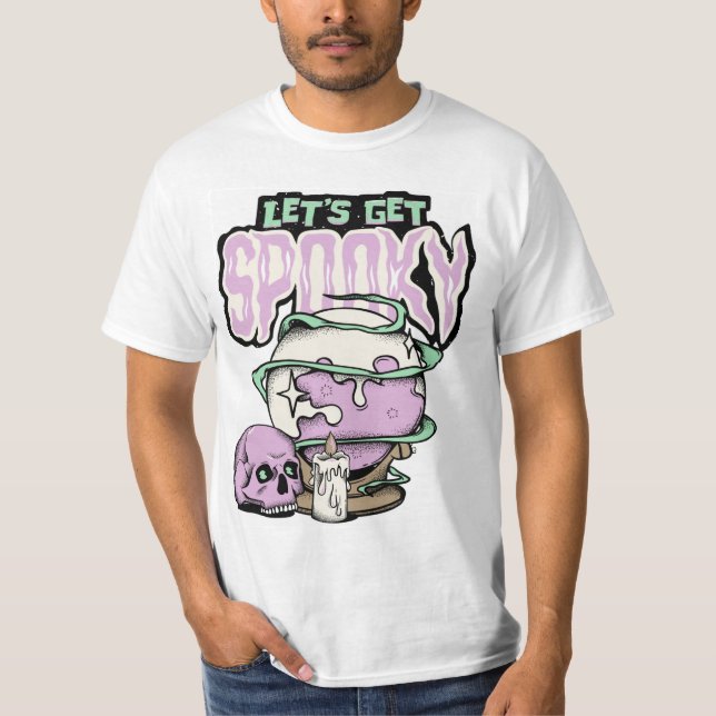 Lasst uns spöttisches Halloween-Party machen T-Shirt (Vorderseite)