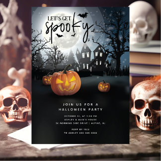 Lasst uns sprichwörtliches Halloween-Party bekomme Einladung