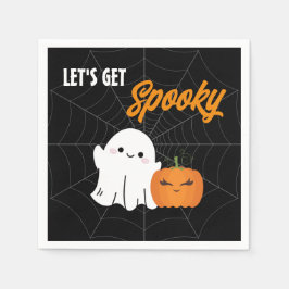 Lasst uns sprichwörtliches Halloween-Party bekomme Serviette